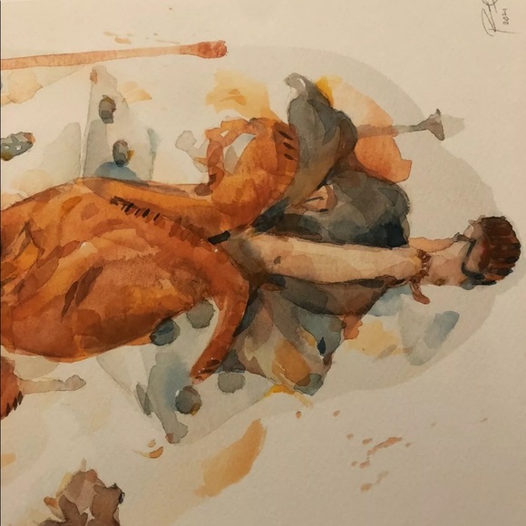 SAMURAI CHAMPLOO FUU ART PRINT FROM GEOFF PASCUAL - Picture 11 of 11